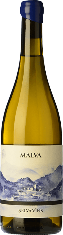 31,95 € Envio grátis | Vinho branco Selva Malva Crianza I.G.P. Vi de la Terra de Mallorca Maiorca Espanha Malvasía Garrafa 75 cl