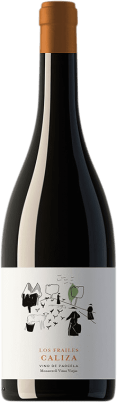 23,95 € Free Shipping | Red Wine Casa Los Frailes Caliza D.O. Valencia Valencian Community Spain Monastel de Rioja Eco Organic Bottle 75 cl
