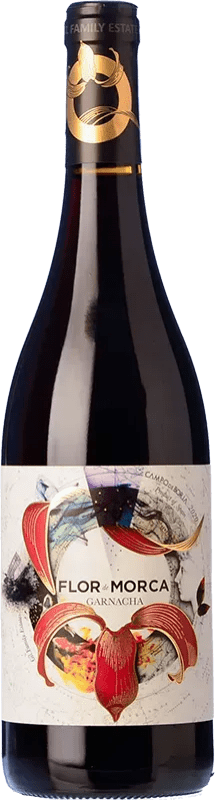11,95 € Free Shipping | Red wine Morca Flor D.O. Campo de Borja Aragon Spain Grenache Tintorera Bottle 75 cl