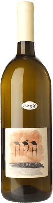 15,95 € Envio grátis | Vinho Branco Slavček Belo Eslovênia Malvasia, Chardonnay, Sauvignon, Rhoditis 1 L