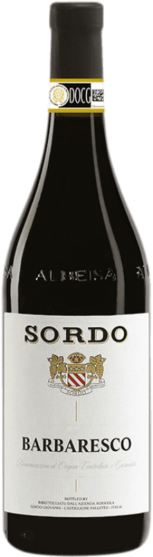 38,95 € 免费送货 | 红酒 Sordo D.O.C.G. Barbaresco 皮埃蒙特 意大利 Nebbiolo 瓶子 75 cl