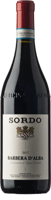 13,95 € Бесплатная доставка | Красное вино Sordo D.O.C. Barbera d'Alba Пьемонте Италия Barbera бутылка 75 cl