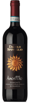 7,95 € 免费送货 | 红酒 Spinoglio Vivace AmorMio D.O.C. Piedmont 皮埃蒙特 意大利 Bonarda 瓶子 75 cl