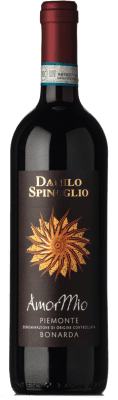 7,95 € Envio grátis | Vinho Tinto Spinoglio Vivace AmorMio D.O.C. Piedmont Piemonte Itália Bonarda 75 cl