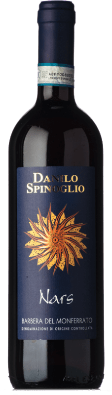 7,95 € Spedizione Gratuita | Vino rosso Spinoglio Vivace Nars D.O.C. Barbera del Monferrato Piemonte Italia Barbera Bottiglia 75 cl