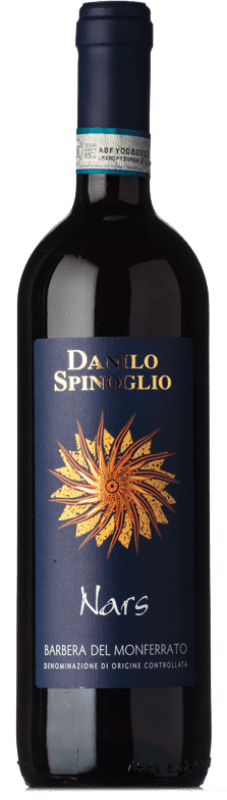 6,95 € Envío gratis | Vino tinto Spinoglio Vivace Nars D.O.C. Barbera del Monferrato Piemonte Italia Barbera Botella 75 cl
