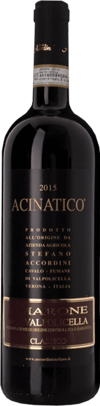 47,95 € Free Shipping | Red wine Stefano Accordini Acinatico D.O.C.G. Amarone della Valpolicella Veneto Italy Corvina, Rondinella, Corvinone, Molinara Bottle 75 cl