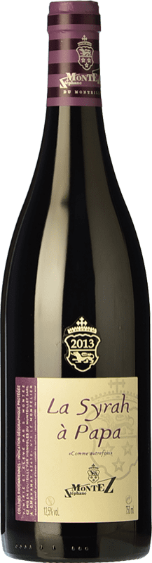 17,95 € 免费送货 | 红酒 Stéphane Montez La Syrah à Papa 岁 I.G.P. Vin de Pays Rhône 罗纳 法国 Syrah 瓶子 75 cl