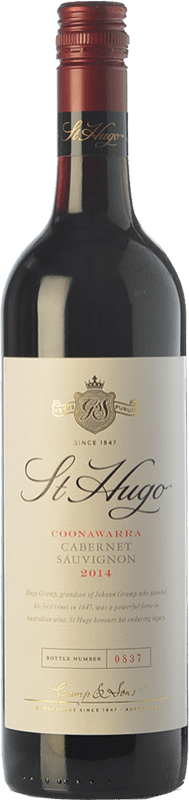 27,95 € Free Shipping | Red wine St. Hugo Aged I.G. Southern Australia Coonawarra Australia Cabernet Sauvignon Bottle 75 cl
