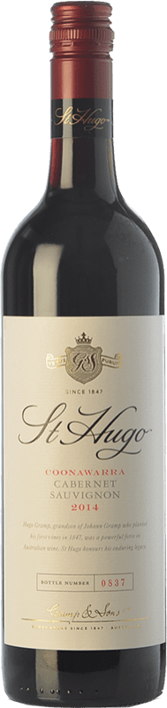 27,95 € 免费送货 | 红酒 St. Hugo 岁 I.G. Southern Australia Coonawarra 澳大利亚 Cabernet Sauvignon 瓶子 75 cl