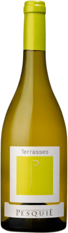 11,95 € Бесплатная доставка | Белое вино Château Pesquié Terrasses Blanc A.O.C. Côtes du Ventoux Рона Франция Grenache White, Roussanne, Viognier, Clairette Blanche бутылка 75 cl