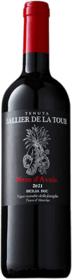 9,95 € Kostenloser Versand | Rotwein Tasca d'Almerita Sallier de la Tour D.O.C. Sicilia Sizilien Italien Nero d'Avola Flasche 75 cl