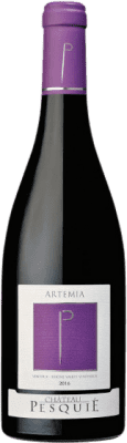 34,95 € Envio grátis | Vinho tinto Château Pesquié Artemia Rouge A.O.C. Côtes du Ventoux Rhône França Syrah, Grenache Tintorera Garrafa 75 cl