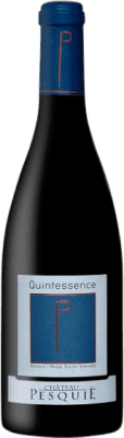 22,95 € Envío gratis | Vino Tinto Château Pesquié Quintessence A.O.C. Côtes du Ventoux Rhône Francia Syrah, Garnacha Eco — Ecológico 75 cl