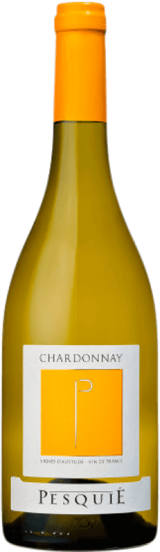 9,95 € Kostenloser Versand | Weißwein Château Pesquié Blanc Rhône Frankreich Chardonnay Flasche 75 cl