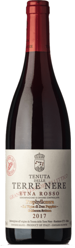 129,95 € Free Shipping | Red wine Tenuta Nere Calderara Sottana Prephylloxera D.O.C. Etna Sicily Italy Nerello Mascalese, Nerello Cappuccio Bottle 75 cl