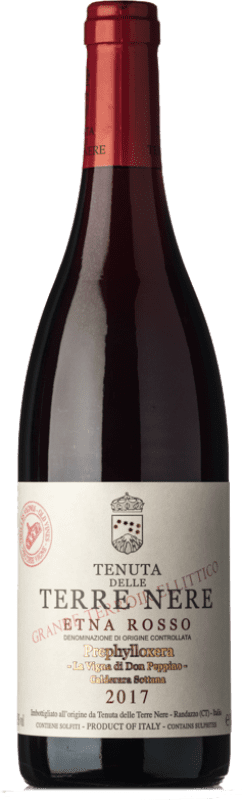 154,95 € Spedizione Gratuita | Vino rosso Tenuta Nere Calderara Sottana Prephylloxera D.O.C. Etna Sicilia Italia Nerello Mascalese, Nerello Cappuccio Bottiglia 75 cl
