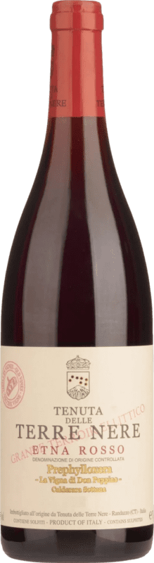 85,95 € Envío gratis | Vino Tinto Tenuta Nere Calderara Sottana Prephylloxera D.O.C. Etna Sicilia Italia Nerello Eco — Ecológico Botella 75 cl