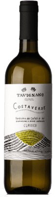 8,95 € Бесплатная доставка | Белое вино Tavignano Costa Verde D.O.C. Verdicchio dei Castelli di Jesi Marche Италия Verdicchio бутылка 75 cl