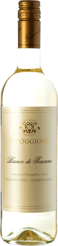 12,95 € Envio grátis | Vinho branco Il Poggione Bianco I.G.T. Toscana Tuscany Itália Chardonnay, Vermentino Garrafa 75 cl