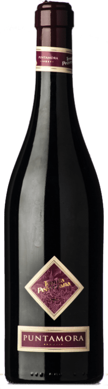 17,95 € Free Shipping | Red wine Pederzana Rosso Vivace Puntamora D.O.C. Lambrusco Grasparossa di Castelvetro Emilia-Romagna Italy Lambrusco Grasparossa Bottle 75 cl