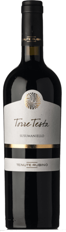 39,95 € Free Shipping | Red wine Tenute Rubino Torre Testa I.G.T. Salento Puglia Italy Susumaniello Bottle 75 cl