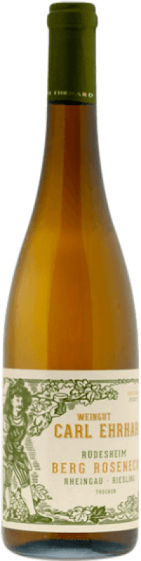 19,95 € Envío gratis | Vino blanco Carl Ehrhard Berg Roseneck Trocken Q.b.A. Rheingau Rheingau Alemania Riesling Botella 75 cl