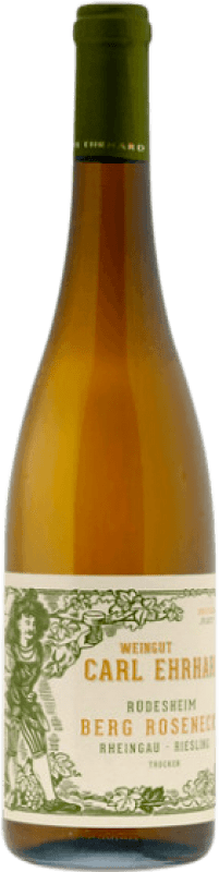 19,95 € Envio grátis | Vinho branco Carl Ehrhard Berg Roseneck Seco Q.b.A. Rheingau Rheingau Alemanha Riesling Garrafa 75 cl