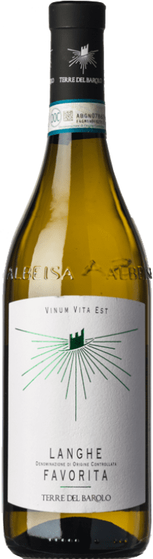 10,95 € Envío gratis | Vino blanco Terre del Barolo D.O.C. Langhe Piemonte Italia Favorita Botella 75 cl
