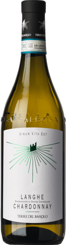 10,95 € Envío gratis | Vino blanco Terre del Barolo D.O.C. Langhe Piemonte Italia Chardonnay Botella 75 cl