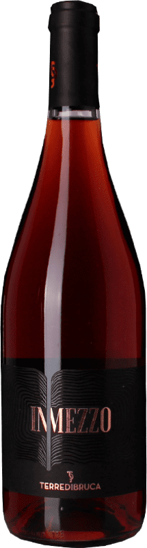 11,95 € Бесплатная доставка | Розовое вино Terre di Bruca Rosato Inmezzo D.O.C. Sicilia Сицилия Италия Frappato бутылка 75 cl