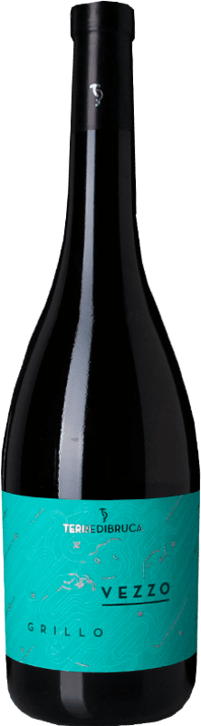 11,95 € Envio grátis | Vinho Branco Terre di Bruca Vezzo D.O.C. Sicilia Sicília Itália Grillo 75 cl