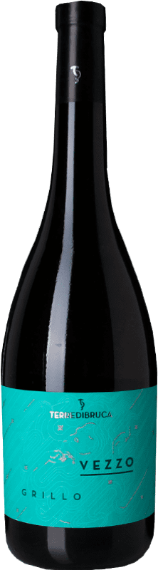 11,95 € Spedizione Gratuita | Vino bianco Terre di Bruca Vezzo D.O.C. Sicilia Sicilia Italia Grillo Bottiglia 75 cl