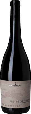 11,95 € Envio grátis | Vinho branco Terre di Bruca Pietre al Vento D.O.C. Sicilia Sicília Itália Chardonnay Garrafa 75 cl