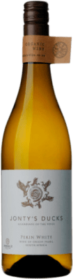 27,95 € Бесплатная доставка | Белое вино Avondale Jonty's Ducks Pekin White W.O. Paarl Coastal Region Южная Африка Roussanne, Viognier, Sémillon, Chenin White бутылка 75 cl