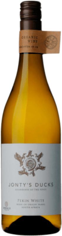 27,95 € Бесплатная доставка | Белое вино Avondale Jonty's Ducks Pekin White W.O. Paarl Coastal Region Южная Африка Roussanne, Viognier, Sémillon, Chenin White бутылка 75 cl