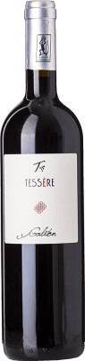 19,95 € Бесплатная доставка | Красное вино Tessère Galiòn D.O.C. Piave Венето Италия Merlot бутылка 75 cl