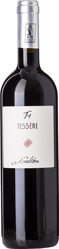 19,95 € Spedizione Gratuita | Vino rosso Tessère Galiòn D.O.C. Piave Veneto Italia Merlot Bottiglia 75 cl