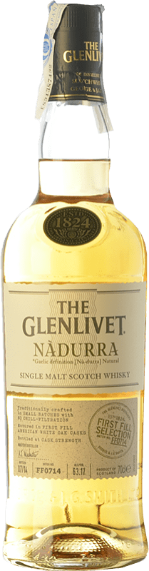 84,95 € Envio grátis | Whisky Single Malt Glenlivet Nàdurra First Fill Selection Speyside Reino Unido Garrafa 70 cl