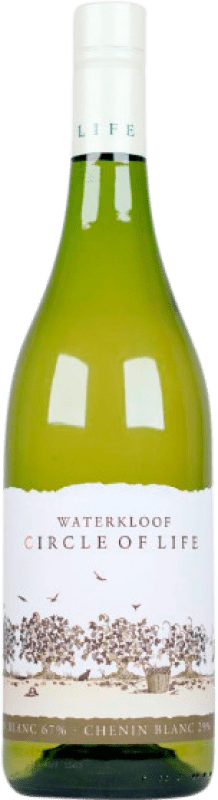 15,95 € Kostenloser Versand | Weißwein Waterkloof White Circle of Life I.G. Stellenbosch Coastal Region Südafrika Sauvignon Weiß, Sémillon, Chenin Weiß Flasche 75 cl