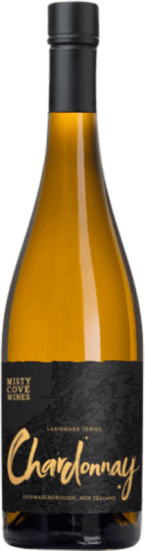 19,95 € Free Shipping | White wine Misty Cove Landmark I.G. Marlborough New Zealand Chardonnay Bottle 75 cl