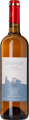 12,95 € 送料無料 | 白ワイン Tiezzi I.G.T. Toscana トスカーナ イタリア Chardonnay ボトル 75 cl