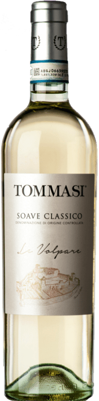 11,95 € Spedizione Gratuita | Vino bianco Tommasi Le Volpare D.O.C. Soave Veneto Italia Garganega Bottiglia 75 cl