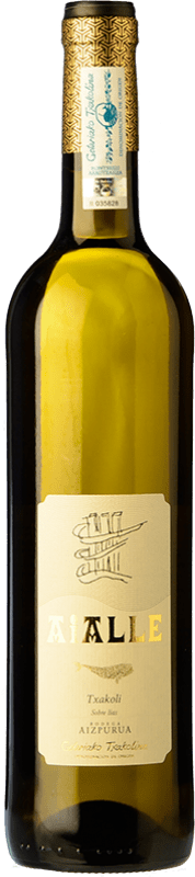 12,95 € Envoi gratuit | Vin Blanc Aizpurua Aialle Crianza D.O. Getariako Txakolina Pays Basque Espagne Hondarribi Zuri 75 cl