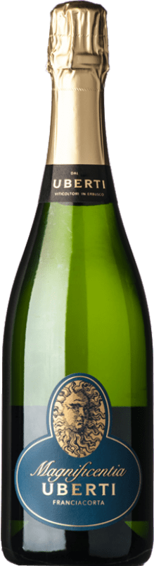 76,95 € Envoi gratuit | Vin Mousseux Blanc Uberti Satèn Magnificentia Brut D.O.C.G. Franciacorta Lombardia Italie Chardonnay Bouteille 75 cl