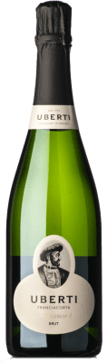 31,95 € 免费送货 | 白起泡酒 Uberti Francesco I 香槟 D.O.C.G. Franciacorta 伦巴第 意大利 Pinot Black, Chardonnay, Pinot White 瓶子 75 cl