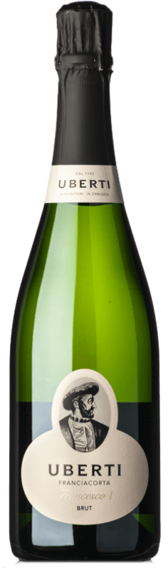 31,95 € Envoi gratuit | Blanc mousseux Uberti Francesco I Brut D.O.C.G. Franciacorta Lombardia Italie Pinot Noir, Chardonnay, Pinot Blanc Bouteille 75 cl