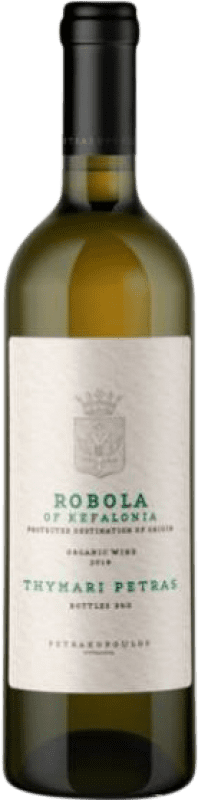 41,95 € Spedizione Gratuita | Vino bianco Petrakopoulos Thymari Petras P.D.O. Robola of Kefalonia Cefalonia Grecia Robola Bottiglia 75 cl