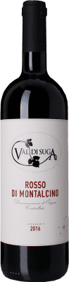 17,95 € Envío gratis | Vino tinto Val di Suga D.O.C. Rosso di Montalcino Toscana Italia Sangiovese Botella 75 cl
