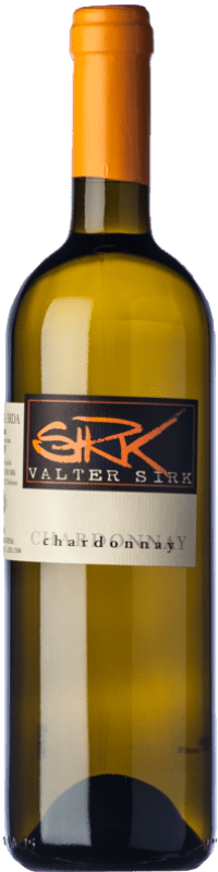 17,95 € Free Shipping | White wine Valter Sirk I.G. Primorska Goriška Brda Slovenia Chardonnay Bottle 75 cl